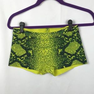 Medium Lime Green & Yellow MaxAzria Shorts